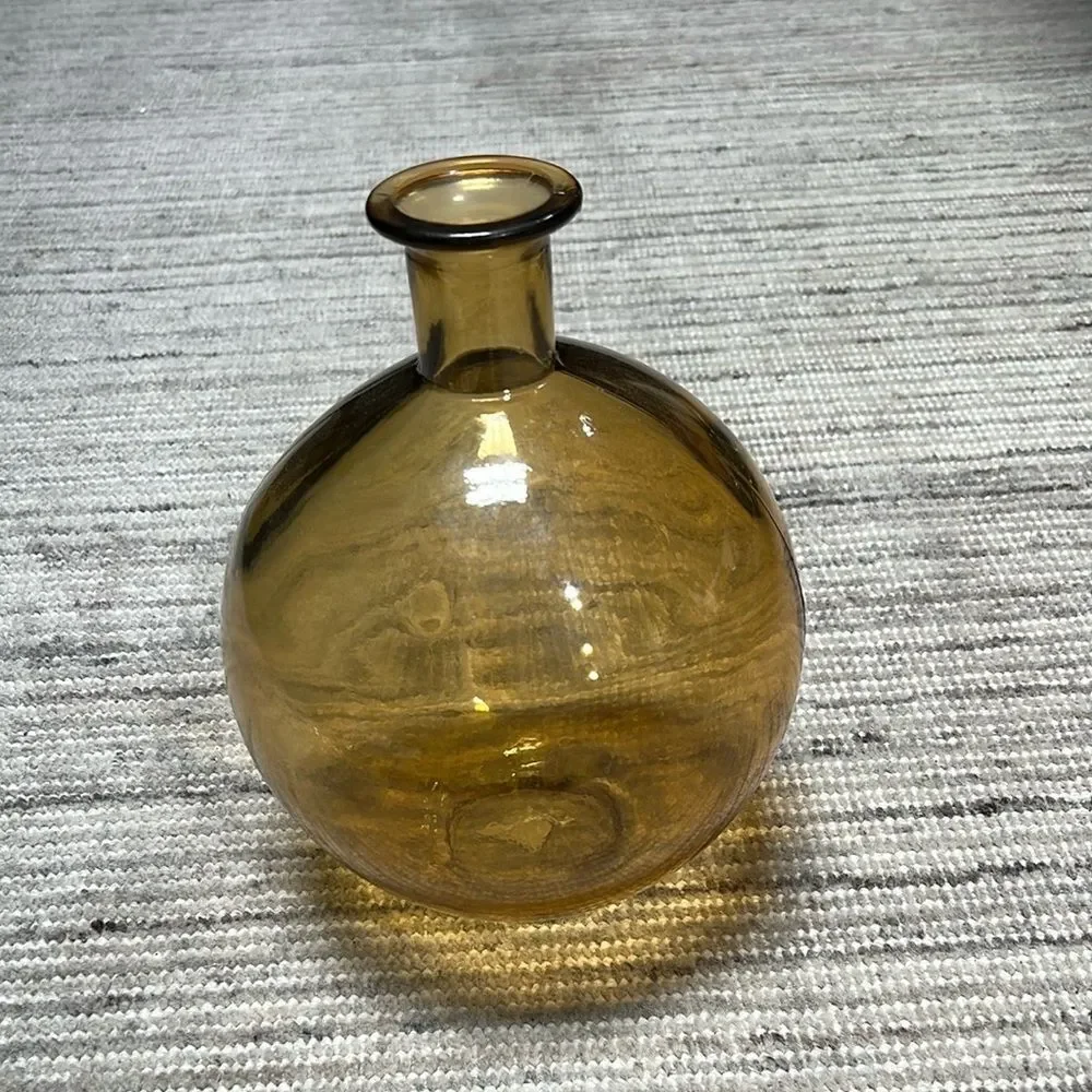 Terrain Gold Round Vase